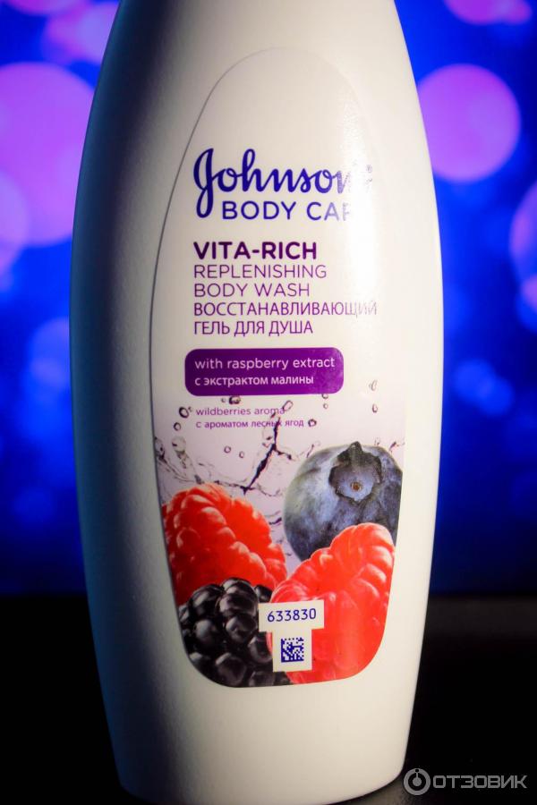 Восстанавливающий гель для душа Johnson's Baby Body Care Vita-Rich фото