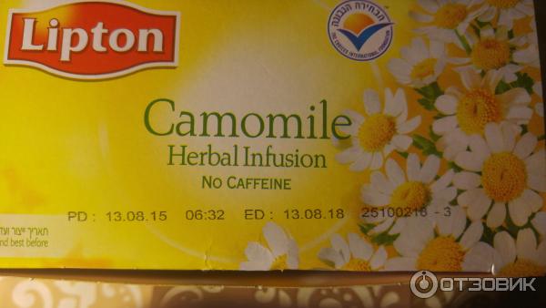 Чай Lipton Camomile .herbal Infusion фото