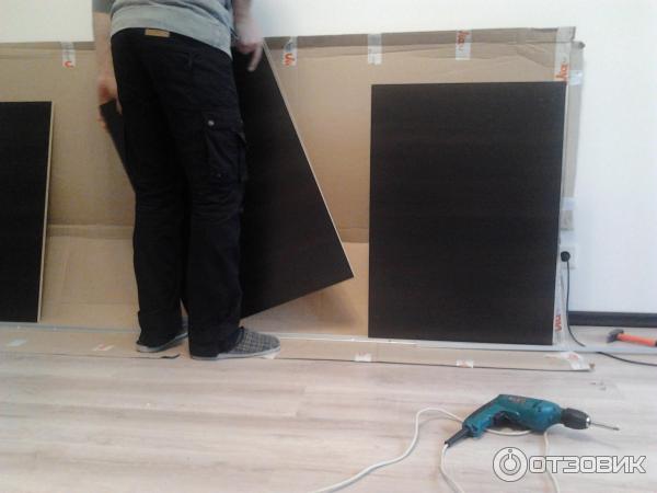 сборка шкафа купе