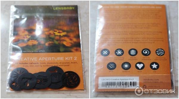 Набор дисков диафрагм Lensbaby Creative Aperture Kit 2 фото