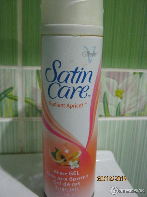 Гель для бритья Gillette Satin Care Radiant Apricot фото