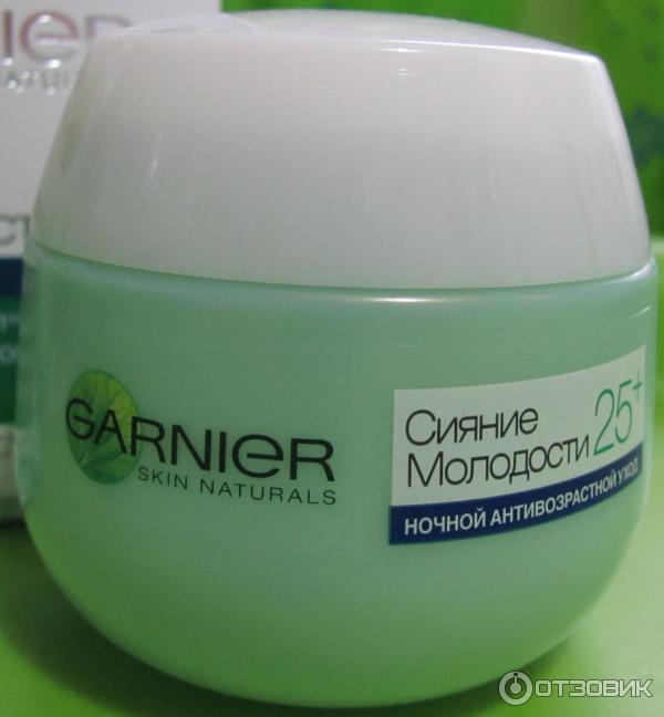 Крем для лица Garnier Сияние молодости 25+ ночной уход фото