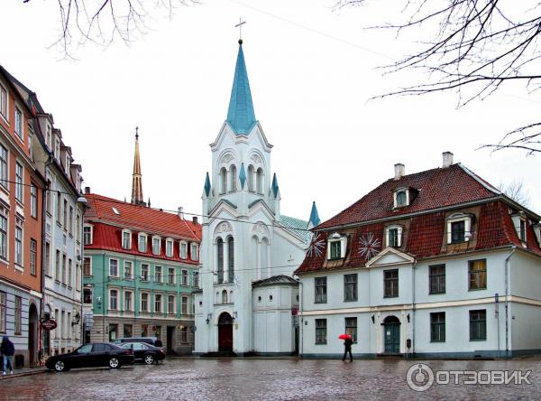 Старая часть города Рига (Латвия) фото