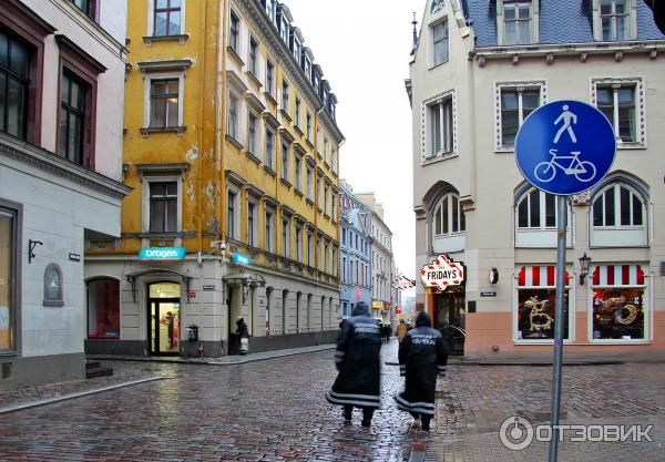 Старая часть города Рига (Латвия) фото