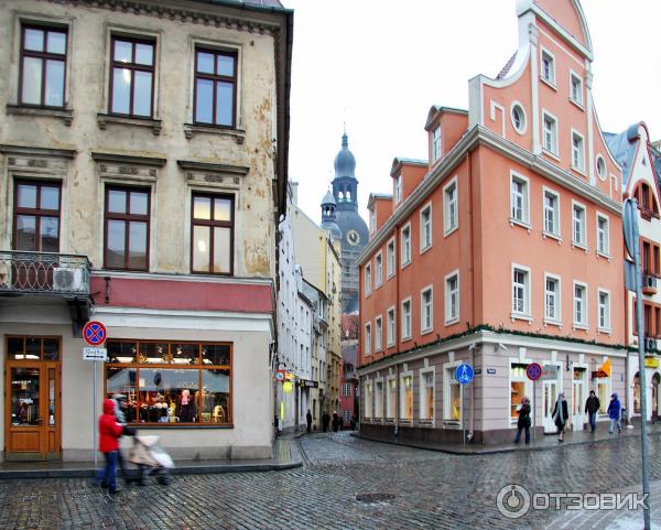 Старая часть города Рига (Латвия) фото