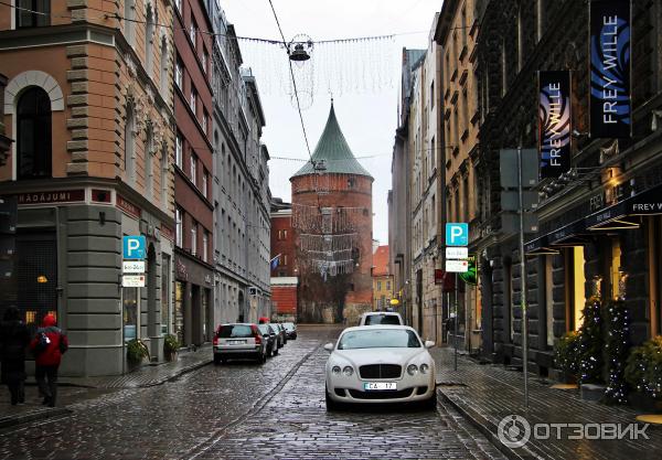 Старая часть города Рига (Латвия) фото